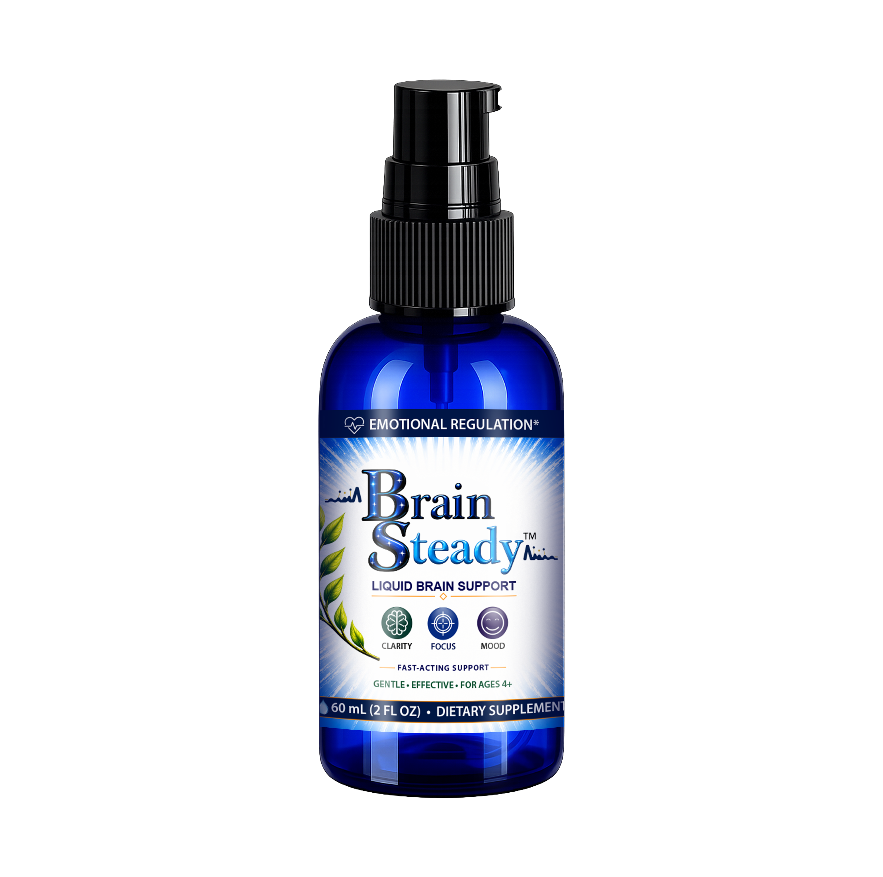 BrainSteady Liquid Brain Support 1 Bottle