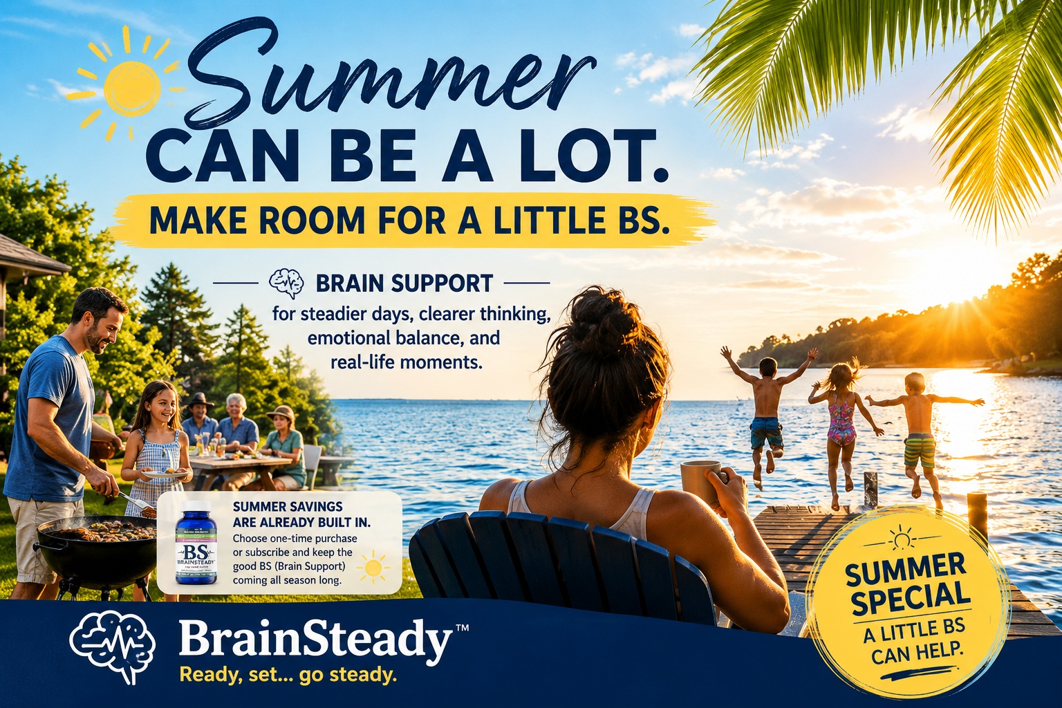 Summer Special BrainSteady Brain Support
